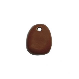 Colgante Agujero Jaspe Rojo 2.5cm